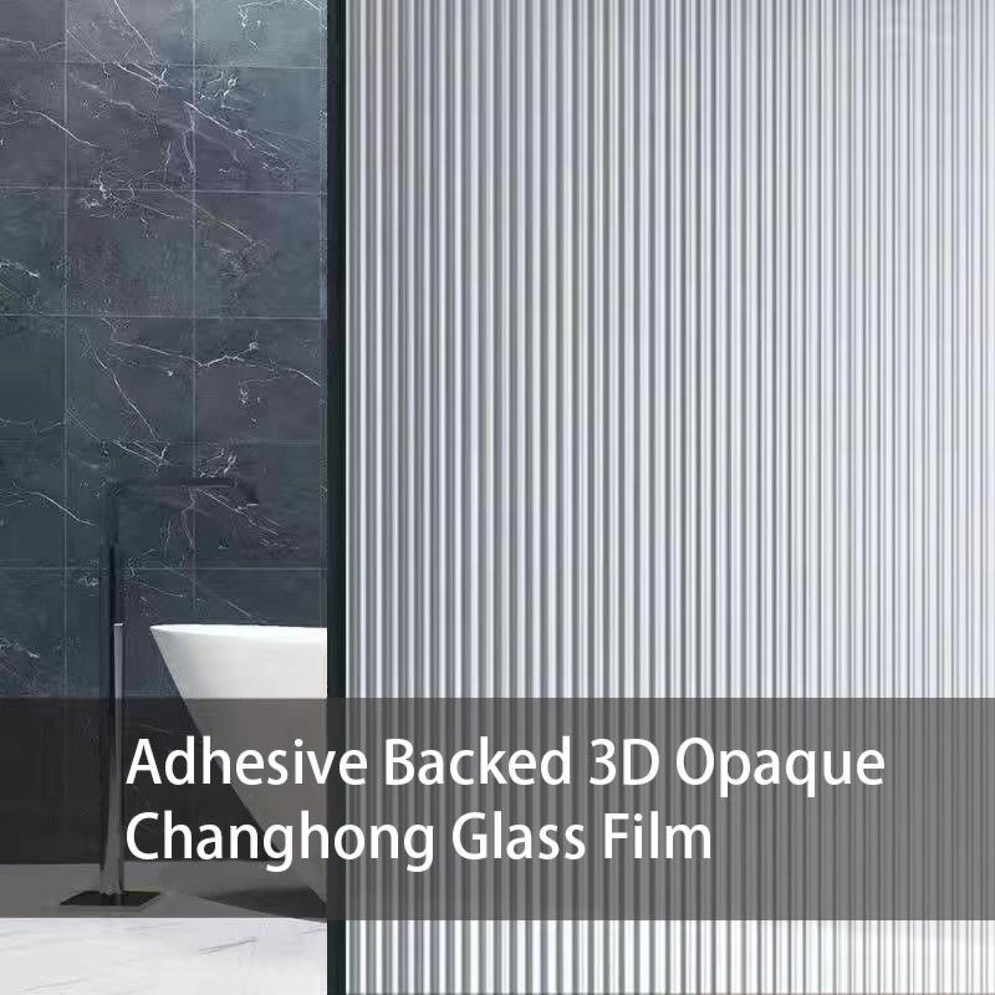 Frosted Glass Sticker - Privacy and Style for Bathroom and Kitchen
