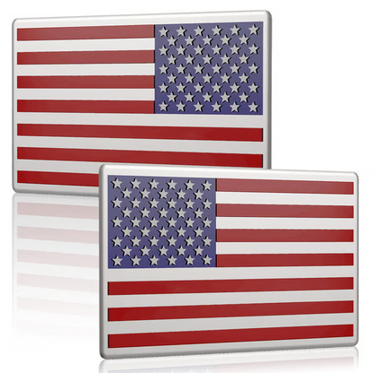 🔥Last Day 49% OFF - 3D All-Black American Flag Emblem Decal
