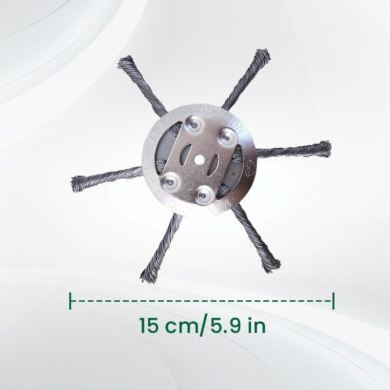 👨‍🌾6 inch Steel Wire Brush Cutter Trimmer Head🔥(BUY 2 GET 1 FREE )