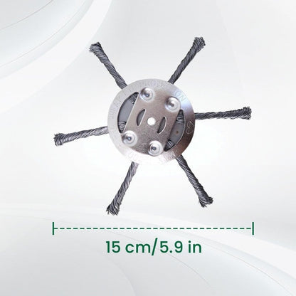 👨‍🌾6 inch Steel Wire Brush Cutter Trimmer Head🔥(BUY 2 GET 1 FREE )