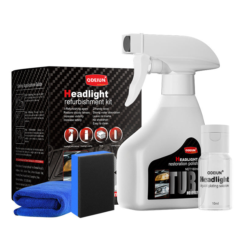 🔥Hot Sale 49% OFF 🚘Automotive Headlamp Restoration Fluid Kit