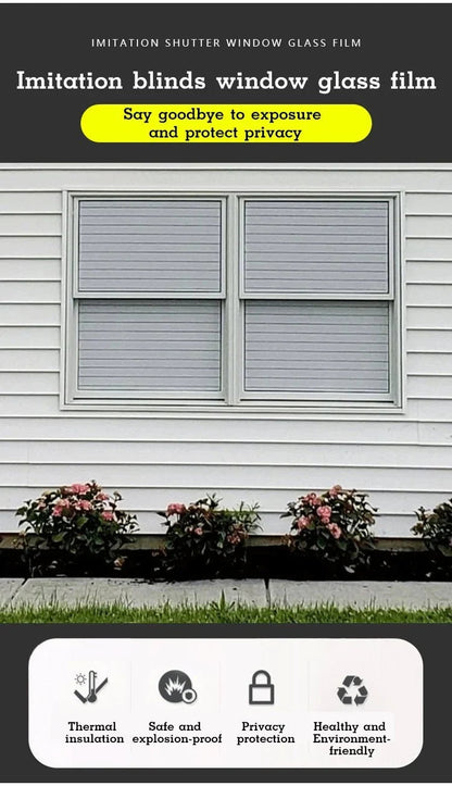 【Valentine's Day Discounts】- One Way Simulated Blinds Privacy Window Cover Exclusive